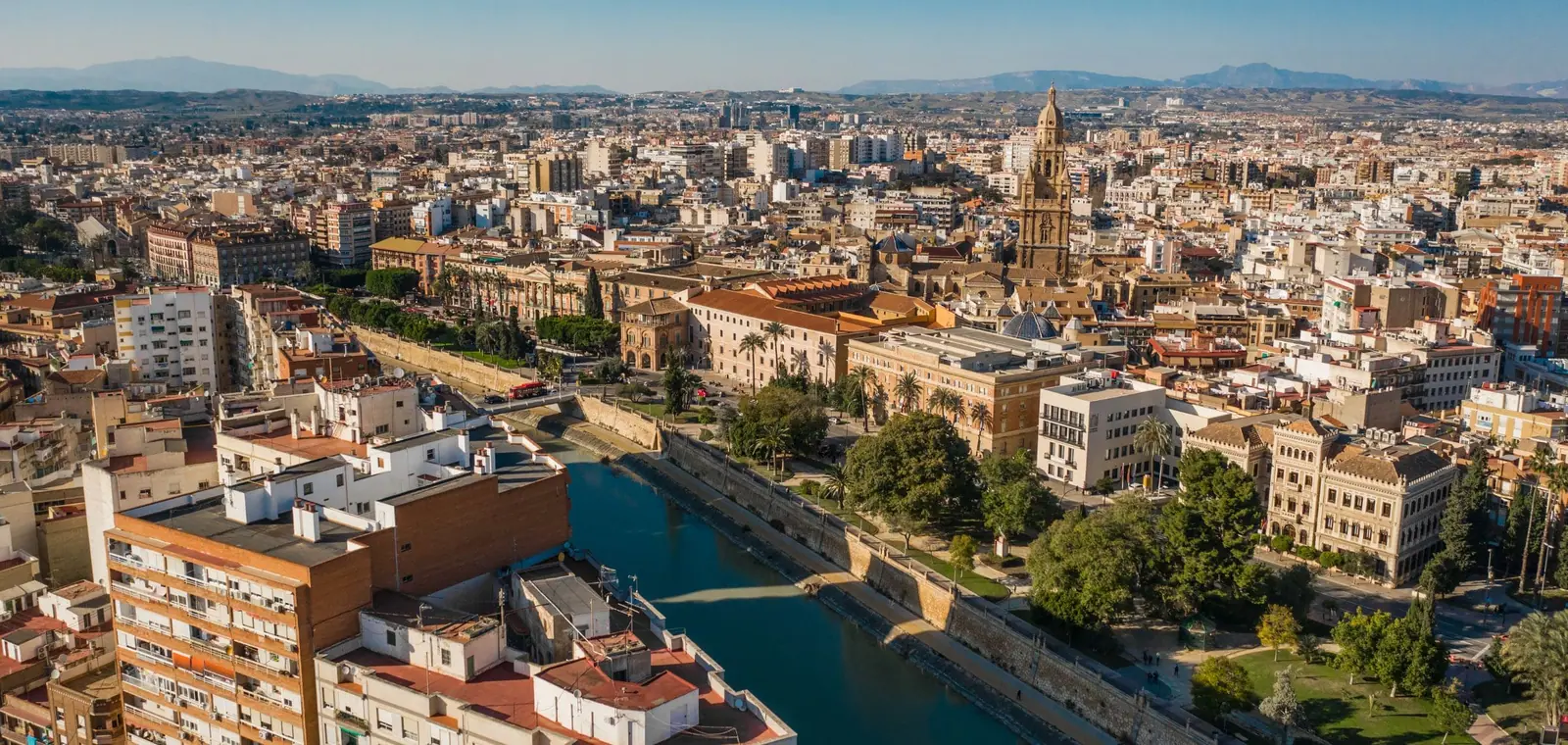 Una vista de la ciudad de Murcia, una imagen sobre el precio del seguro de decesos en Murcia